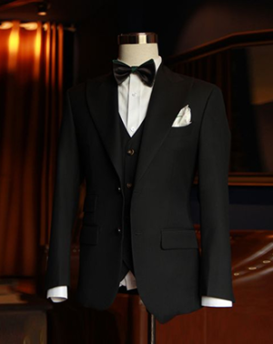 Black Three-Piece Suit